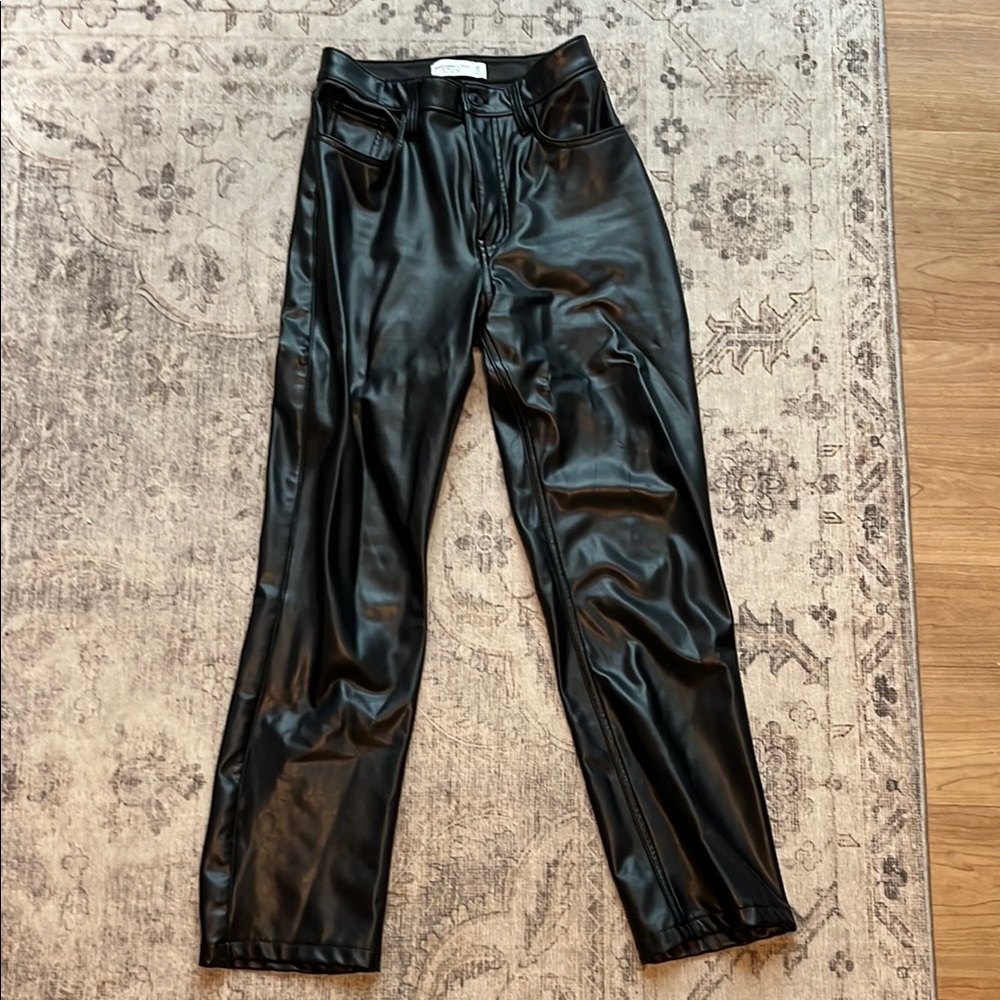 Abercrombie Leather Pants